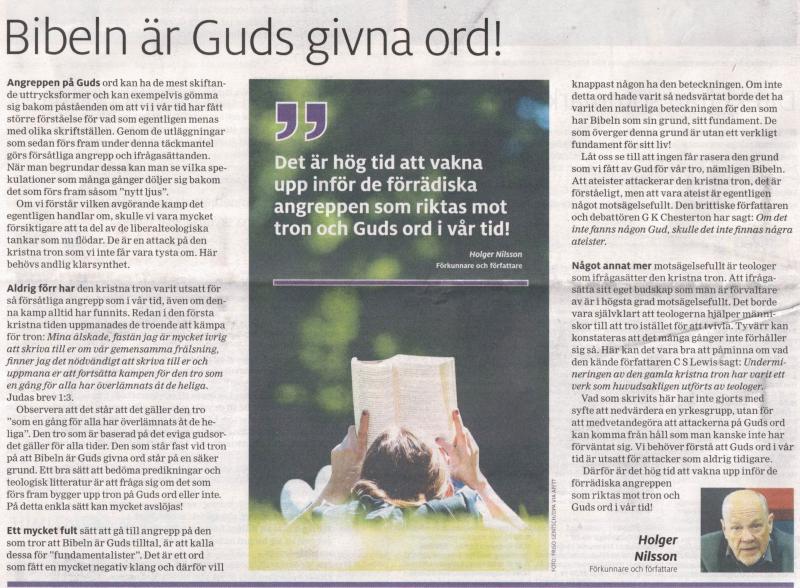 Insändare i Hemmets Vän