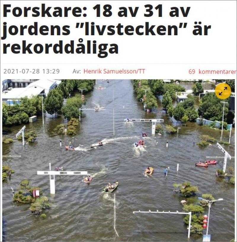 Jordens tillstånd är illa