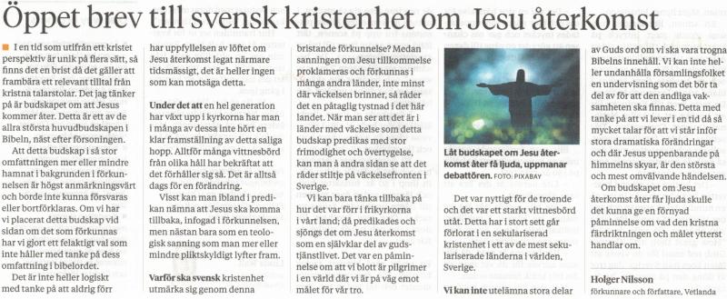 Insändare i Världen Idag